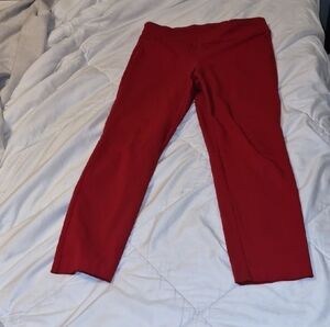 Women's Red Skinny Pants